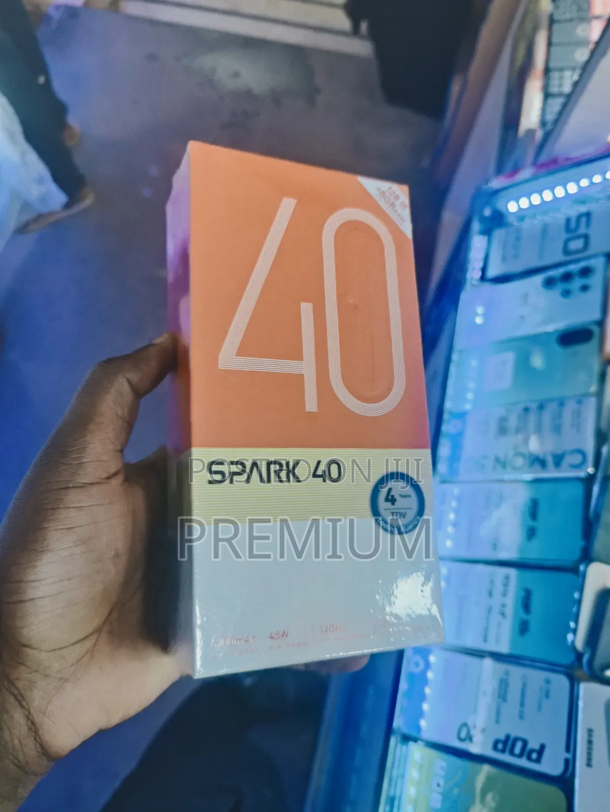 New Tecno Spark 40 256 GB Gray