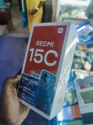 New Xiaomi Redmi 15C 4G 256 GB Black