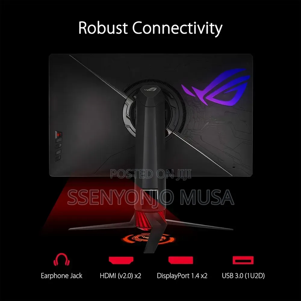 Asus Rog Strix 27” Gaming Monitor Xg27aq-W – Wqhd, 170hz, 1ms,Hdr400