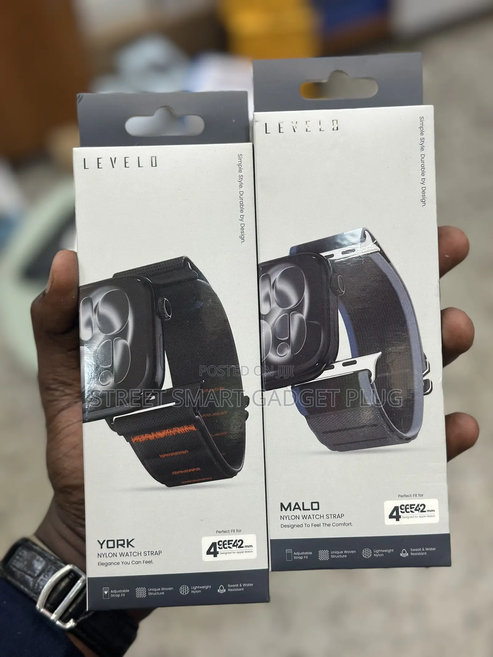 Levelo Premium Cloth Textured Apple Watch Straps 42/45/46/49mm