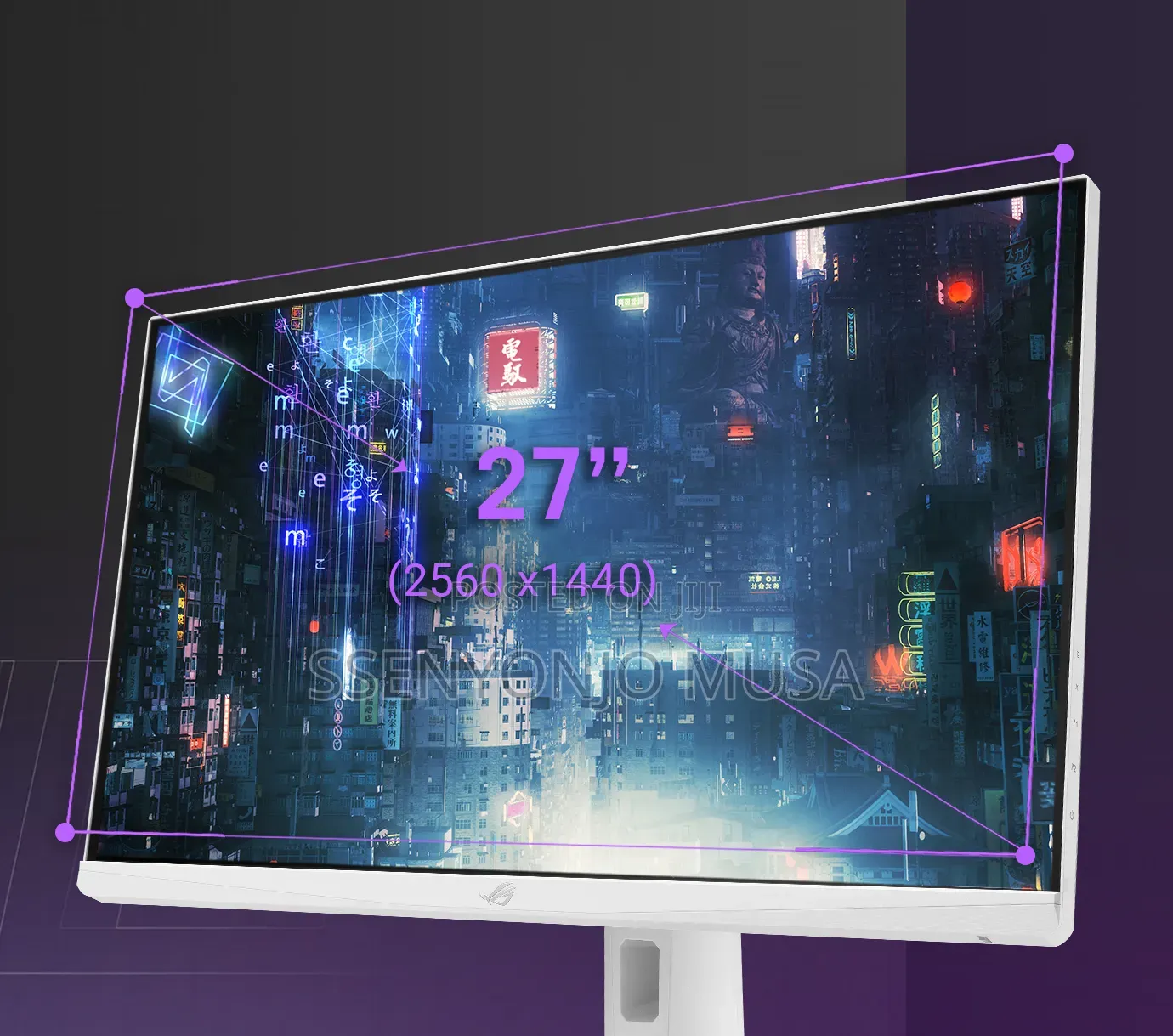 Asus Rog Strix 27” Gaming Monitor Xg27aq-W – Wqhd, 170hz, 1ms,Hdr400