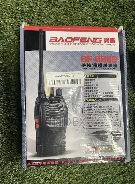 Baofeng 2 Pieces Bf-888s 3-5km Long Range Walkie Talkie Radio Calls