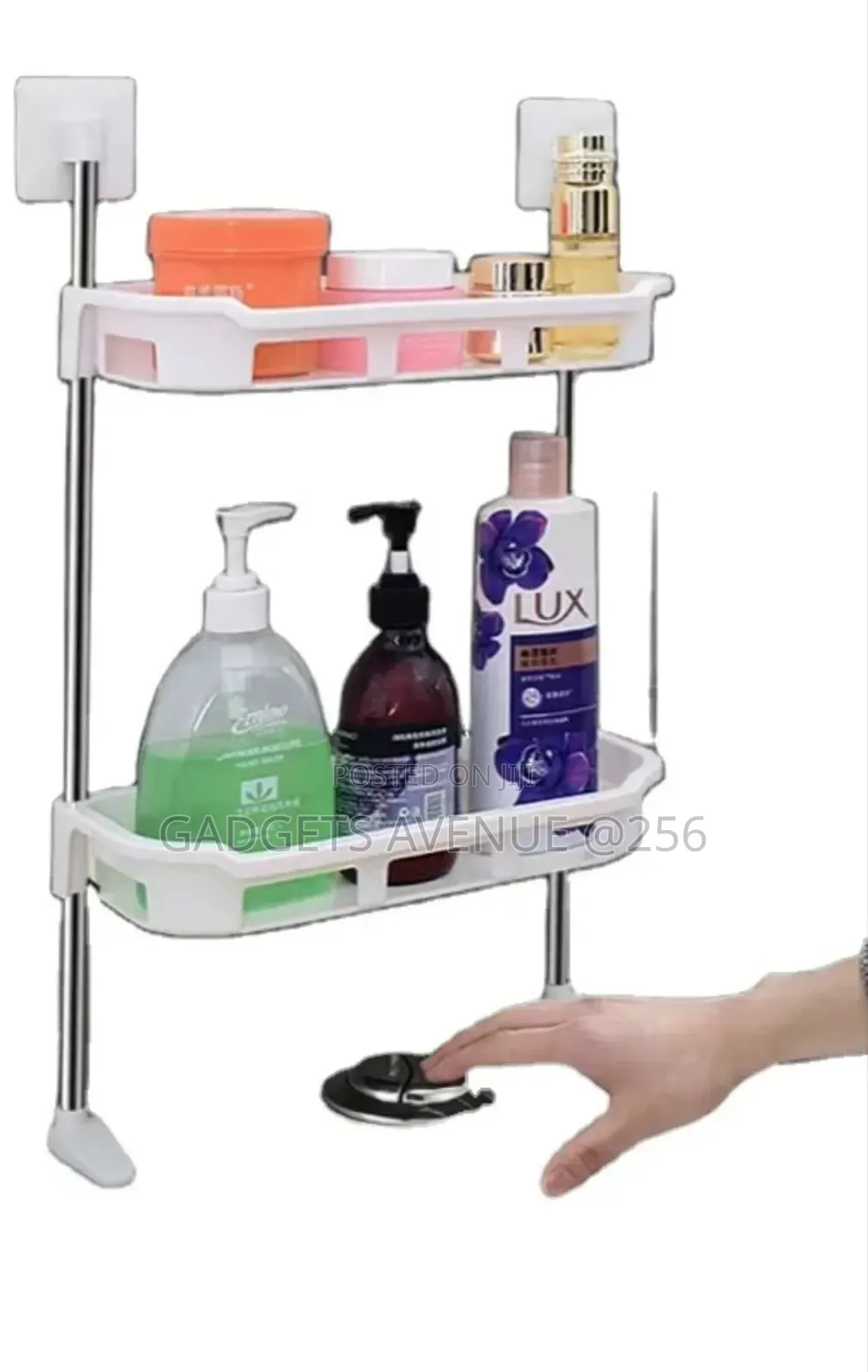 Or 2-Layer Detachable Toilet Top Organizer Rack for Bathroom Storage