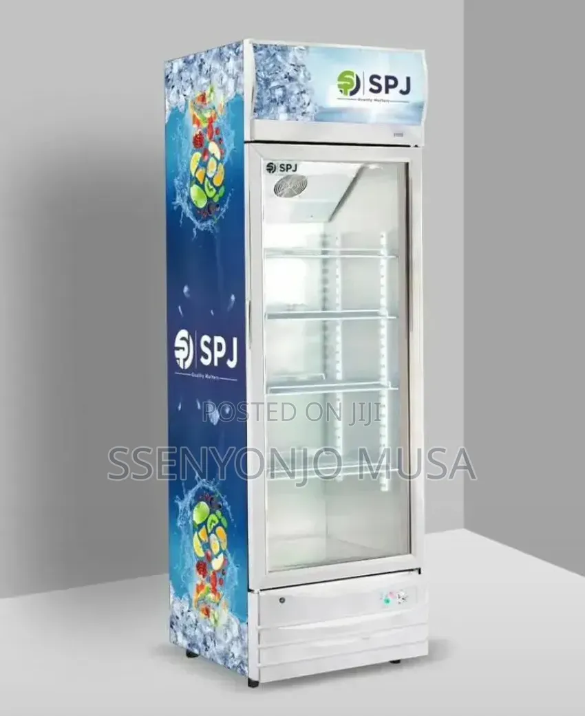SPJ Display Chiller Fridge 300l – Single Door Glass Showcase
