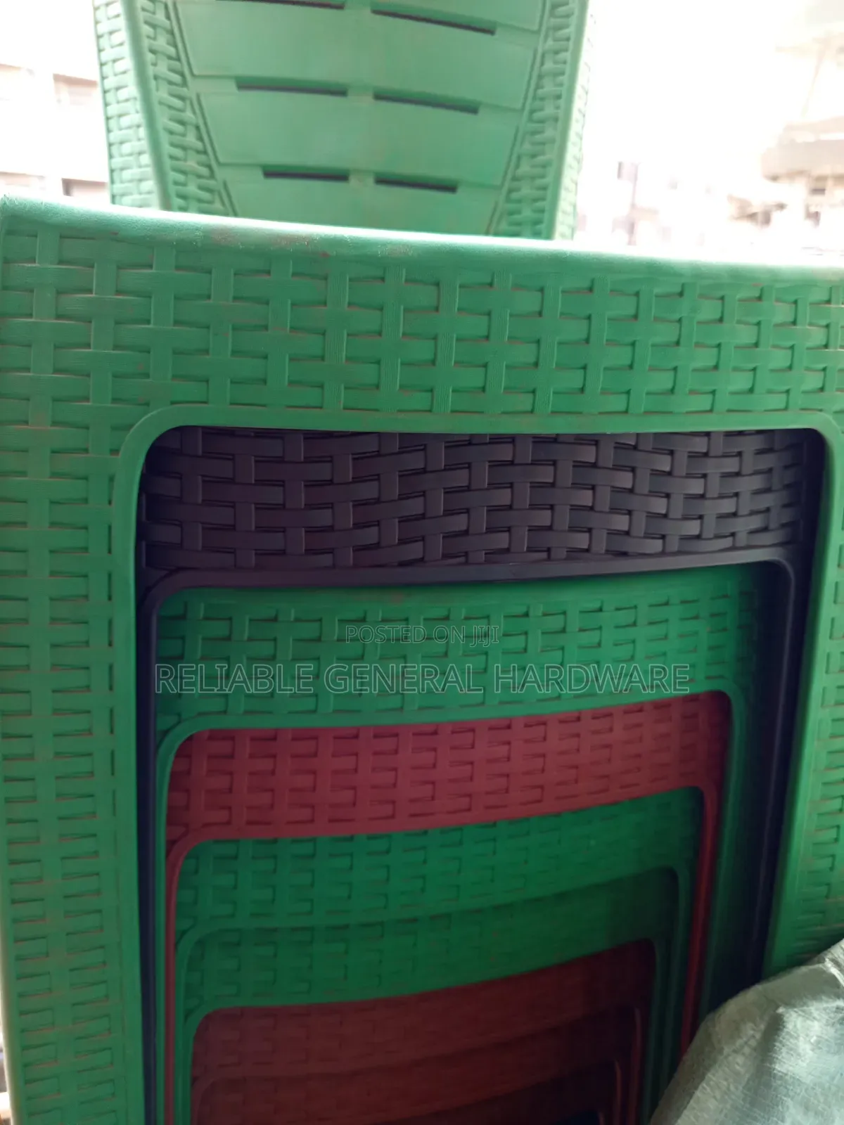 Plastic Chairs Mat Texture Available