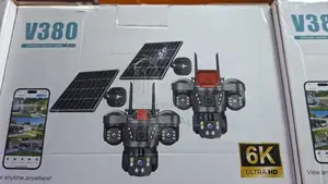 V380 - Ultra Hd Smart Solar Camera With 4 Lenses 360 Rotation