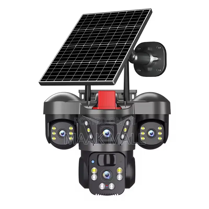 V380 - Ultra Hd Smart Solar Camera With 4 Lenses 360 Rotation