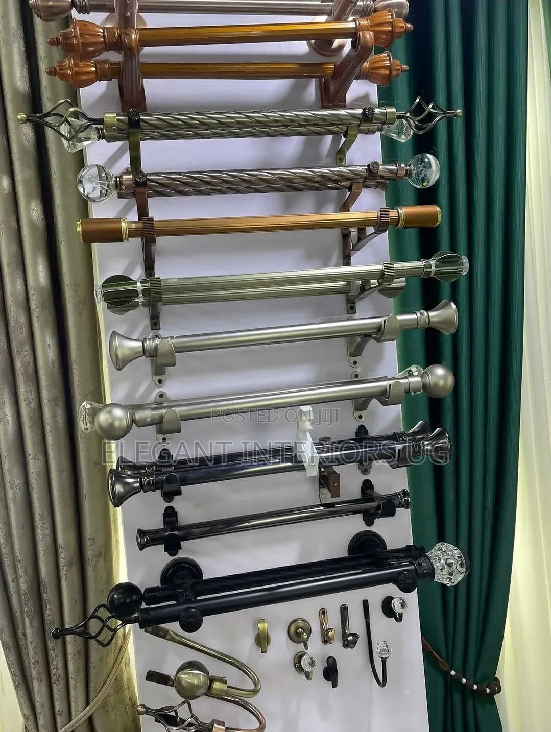 Curtain Rods / Metallic Rods