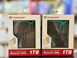 Transcend 1tb External HDD Hard Drive Usb3.1 Storejet 25m3