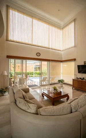 Elegant Window Blinds in Vertical Format for Office
