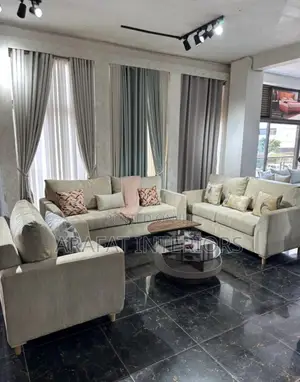 Stunning Neutral-Toned Living Room Set