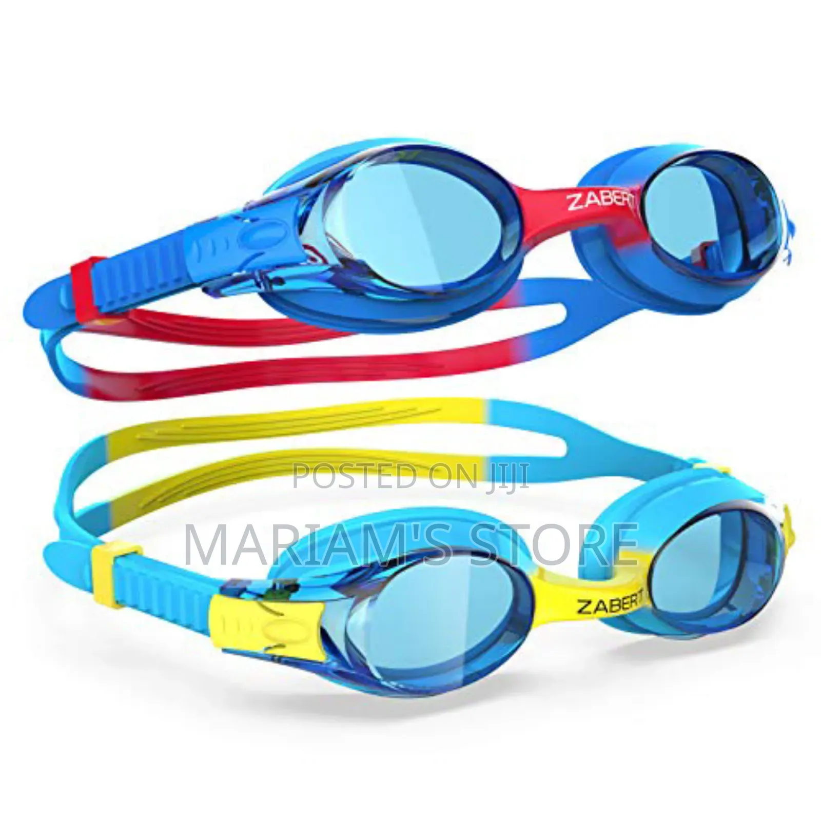 Multicolor Kids' Swimming Goggles With Anti-fog Lenses