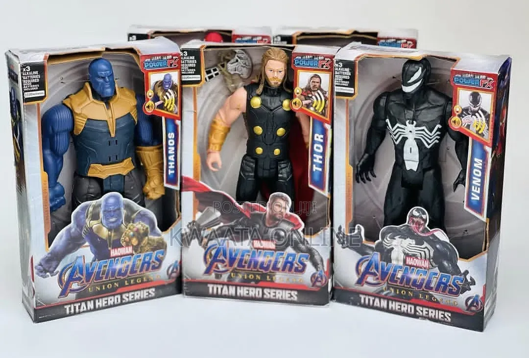 Marvel Avengers Titan Hero Series Thanos Action Figure, 12-Inch Toy