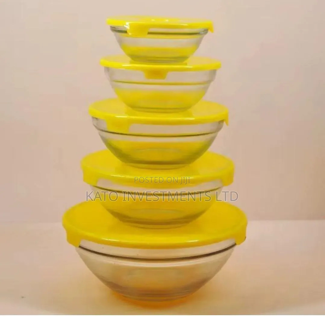 5pcs Heat Resistant Glass Cooking Bowls