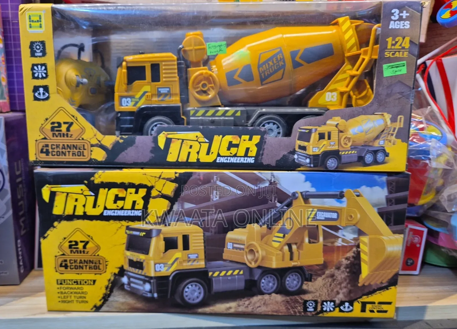 Kids Construction Truck Toy Set Toddler Car Digger,Crane Dump Etc.