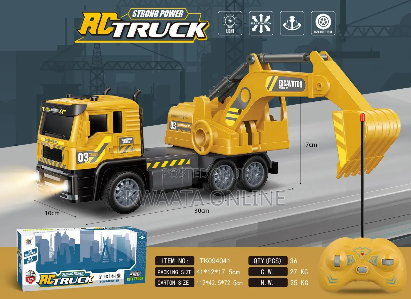 Kids Construction Truck Toy Set Toddler Car Digger,Crane Dump Etc.