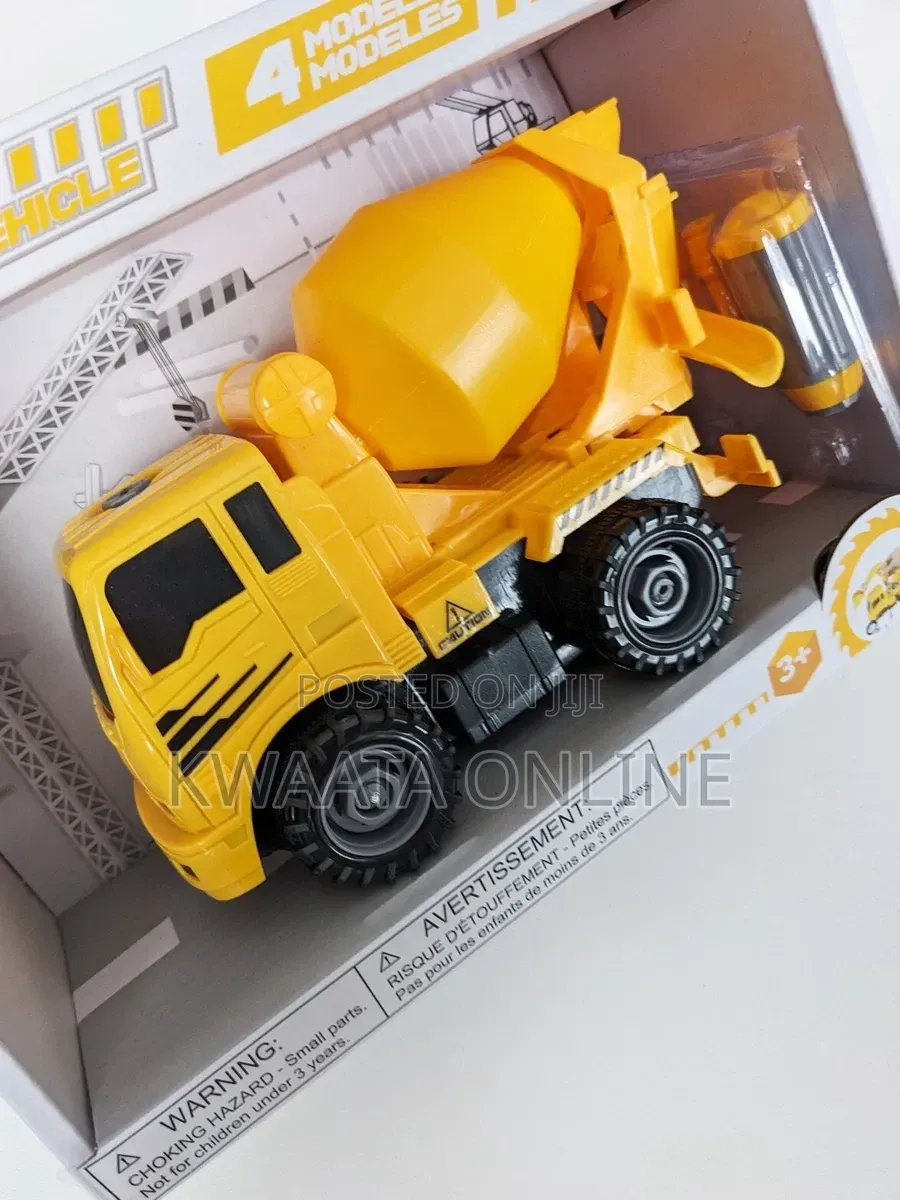 Kids Construction Truck Toy Set Toddler Car Digger,Crane Dump Etc.