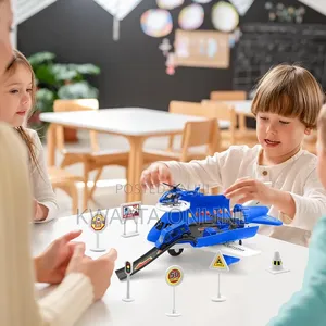 Kids Aviation Toys and Cars With 3 Mini Cars and 1 Helicopter