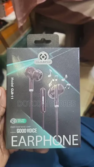 Colouration Model CLR-11 Wired Earphones.
