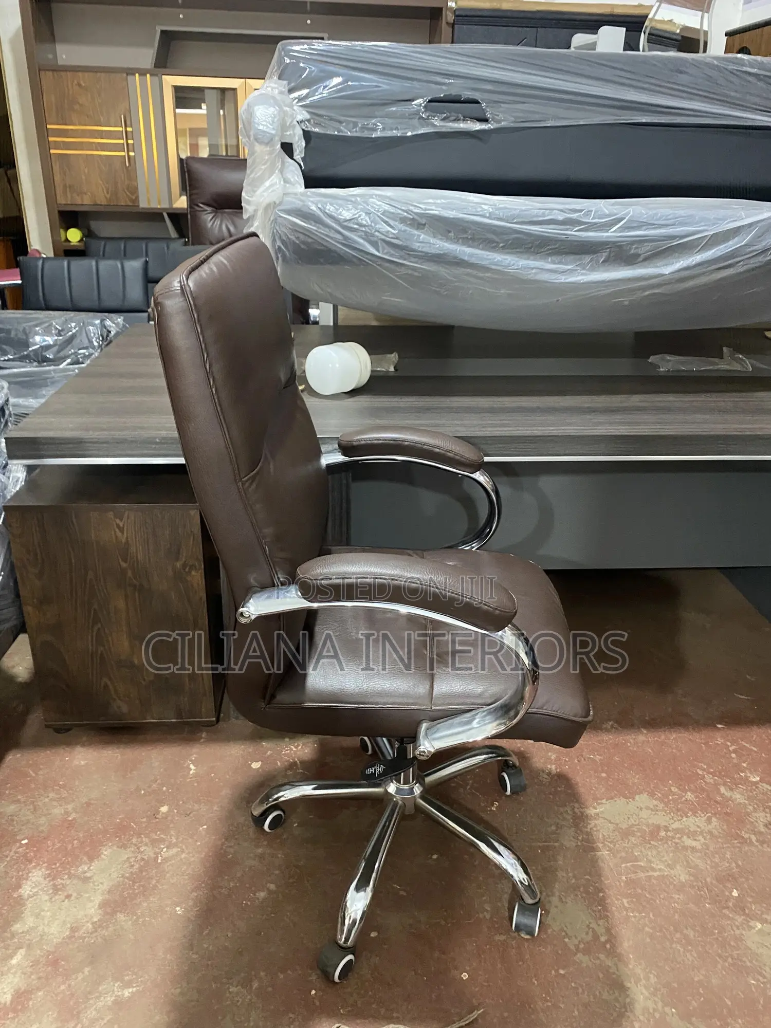 Mini Brown Secretarial Chair