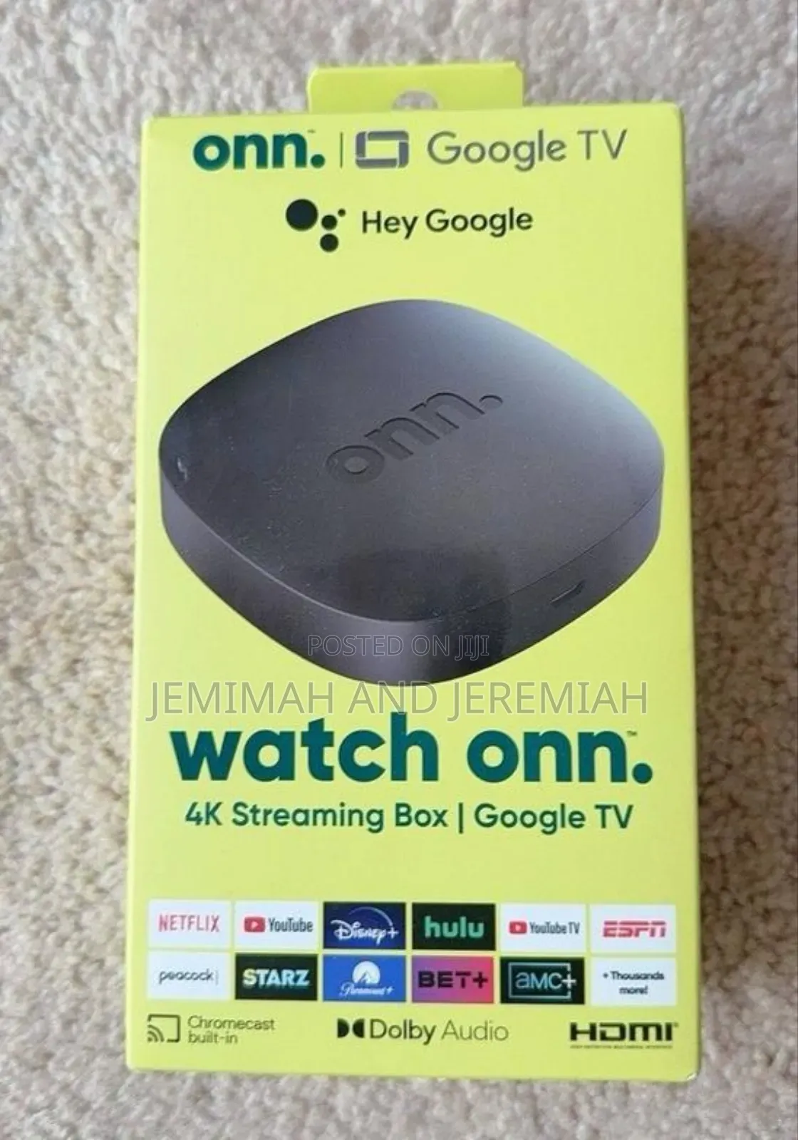 Onn.Google Streaming Smart Tv Box
