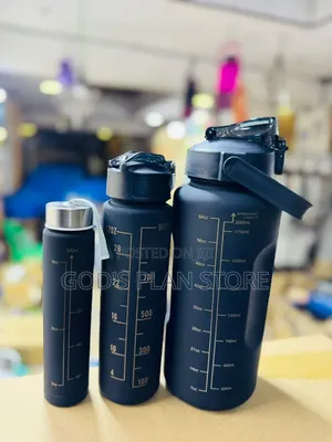 3pcs Portable Plastic Water Bottles Plastic Water Bottles