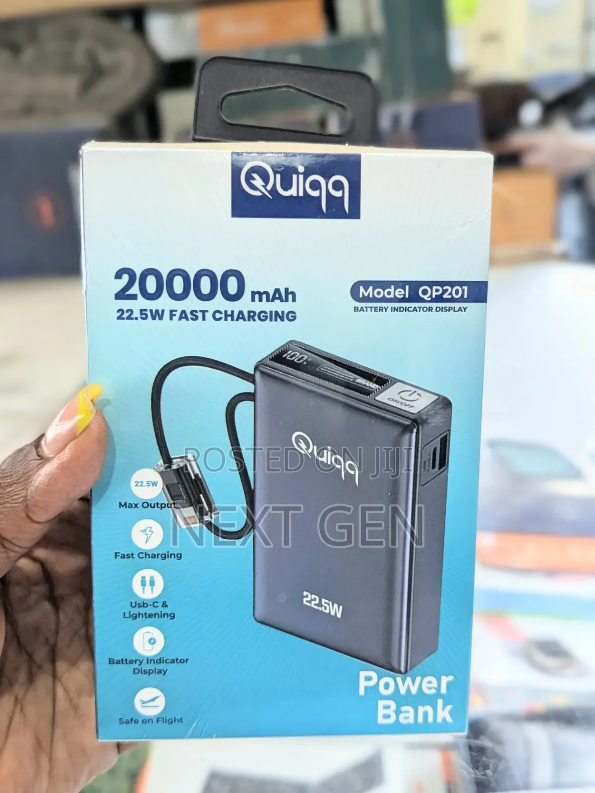 Original Quiqq 20000mah Power Bank 22.5w