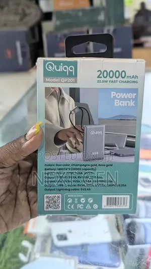Original Quiqq 20000mah Power Bank 22.5w