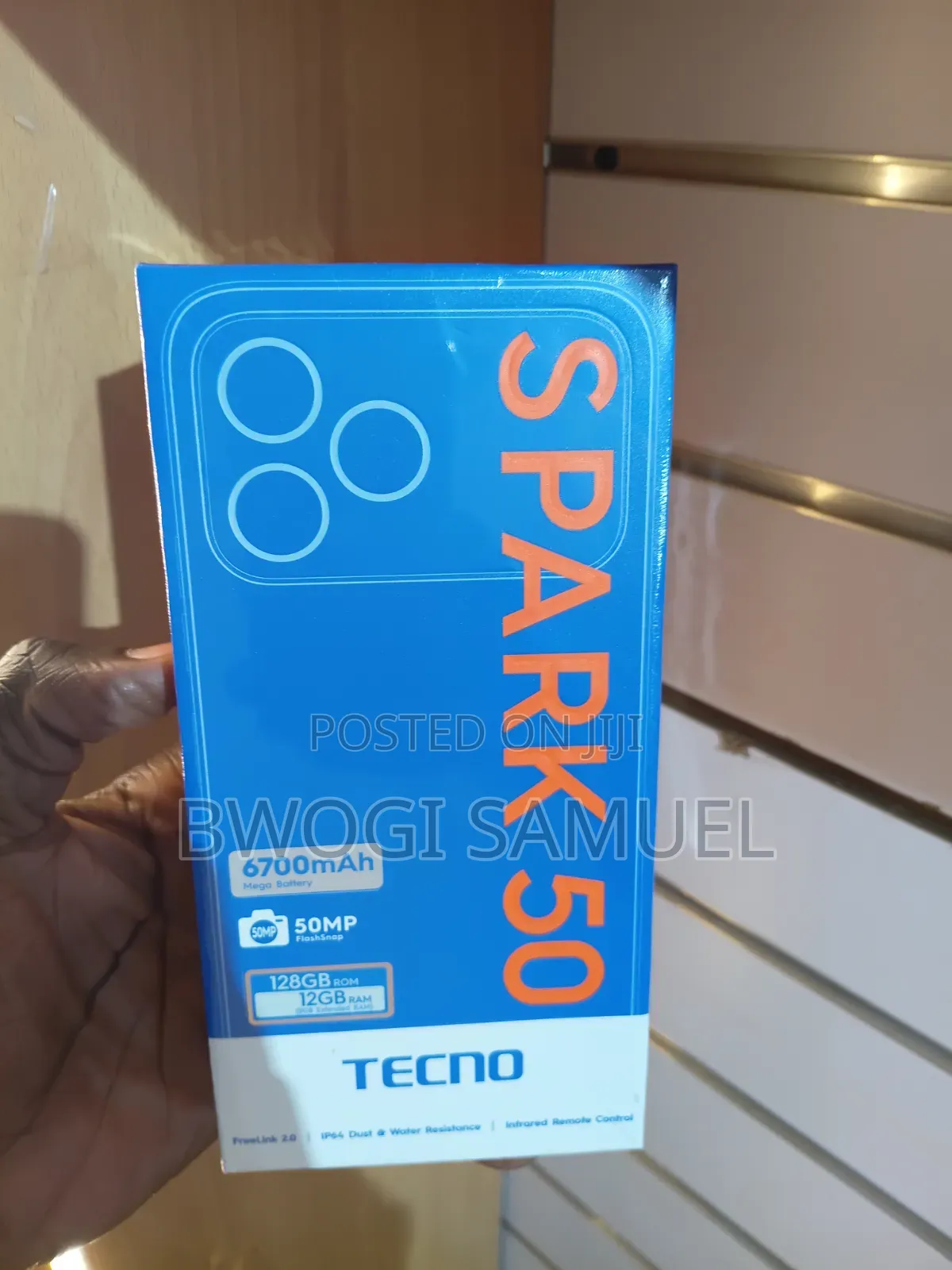 New Tecno Spark 50 128 GB Gray