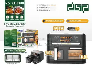 DSP 2 in 1 Oven and Air Flyer 14 L Kb2188