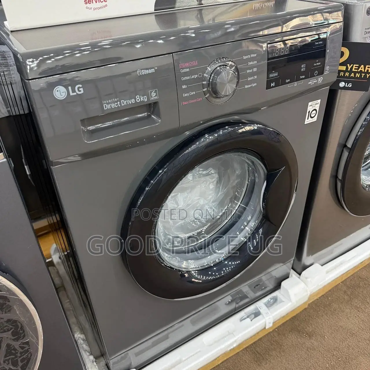 Lg 8kg Front Load Washing Machine.