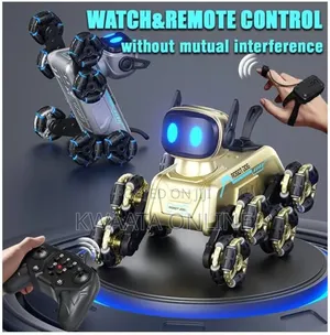 Robot Stunt Dog 8-wheel Rc Stunt Car | Gesture Control Intelligent Car