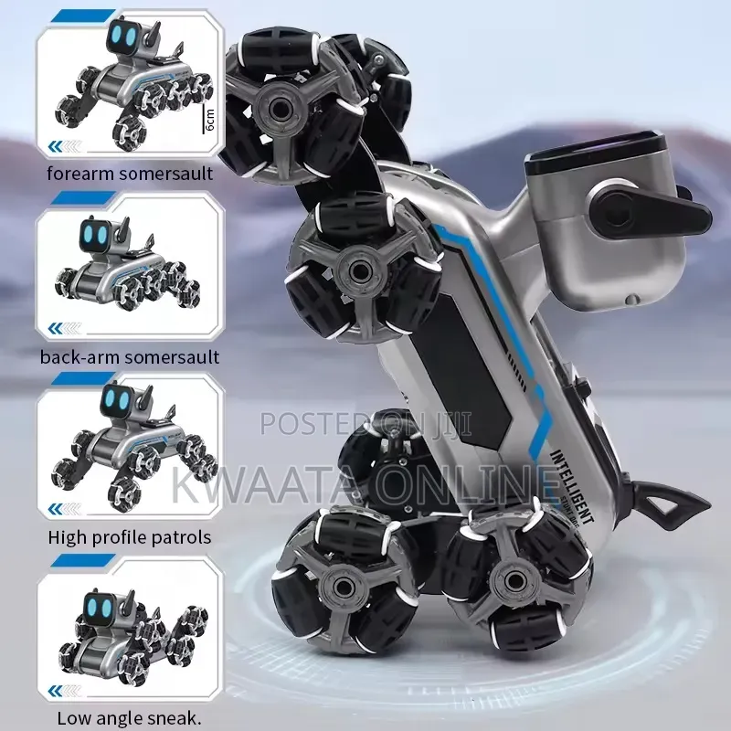 Robot Stunt Dog 8-wheel Rc Stunt Car | Gesture Control Intelligent Car