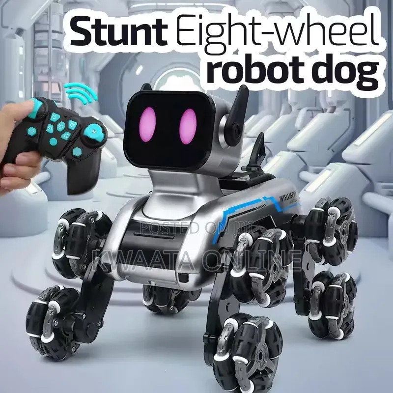 Robot Stunt Dog 8-wheel Rc Stunt Car | Gesture Control Intelligent Car