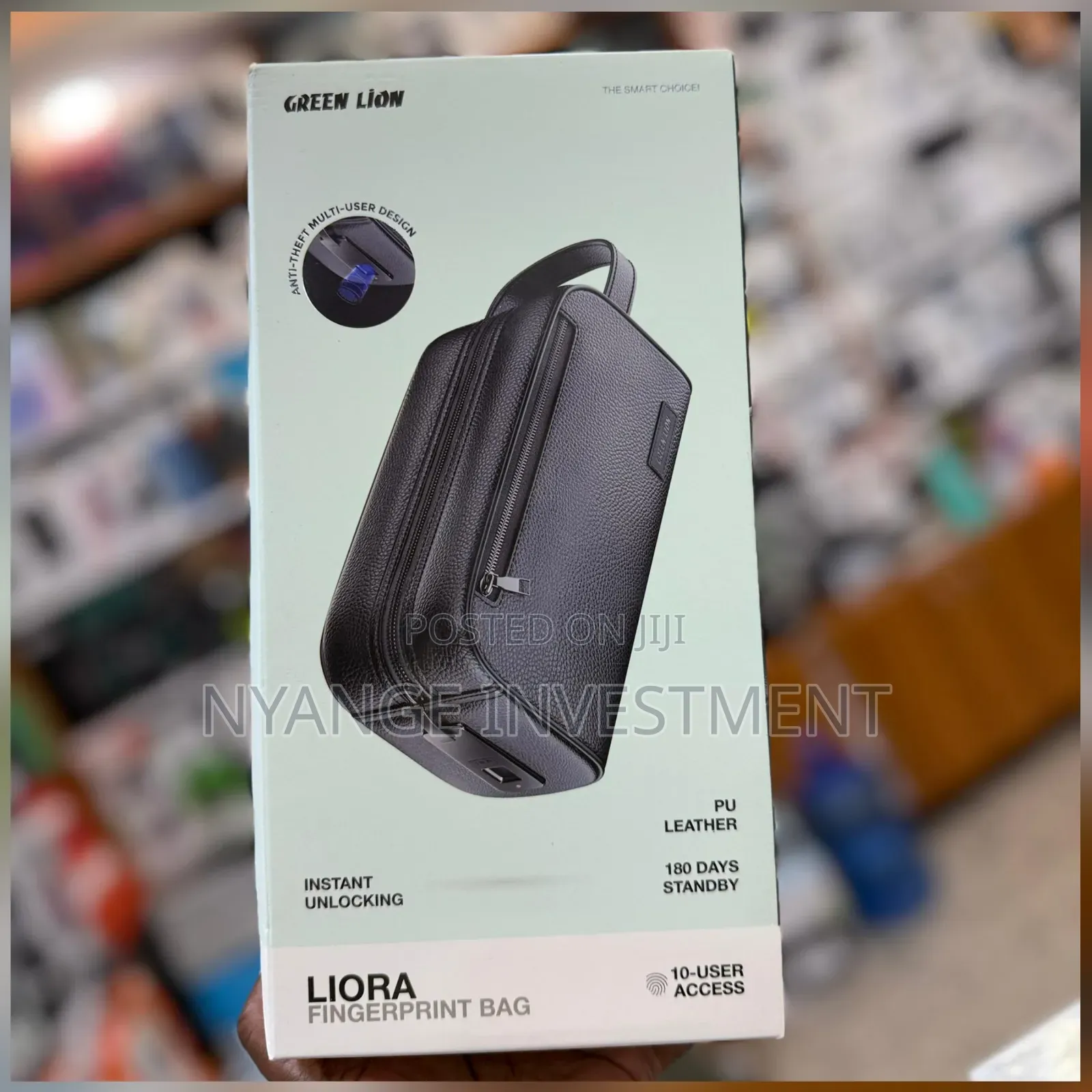 Green Lion Liora Fingerprint Bag .
