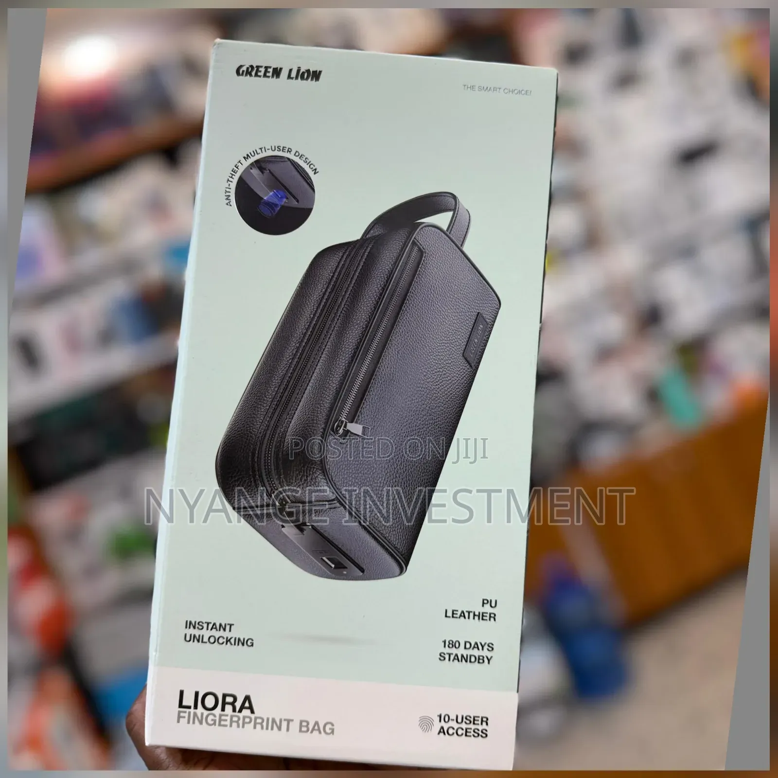 Green Lion Liora Fingerprint Bag .