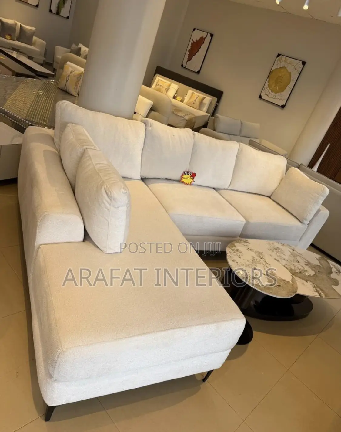L-Shaped Sofa Set