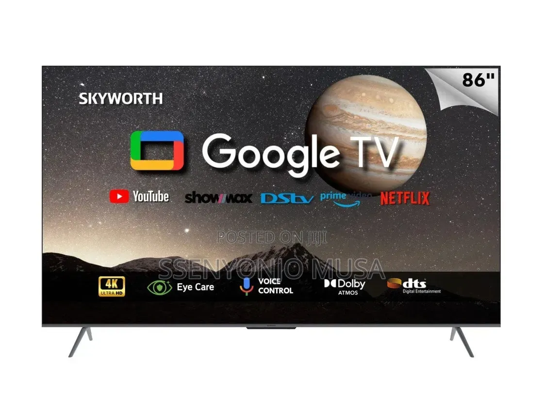 Skyworth 86 Inch Uhd Smart Google Tv - Voice Control-