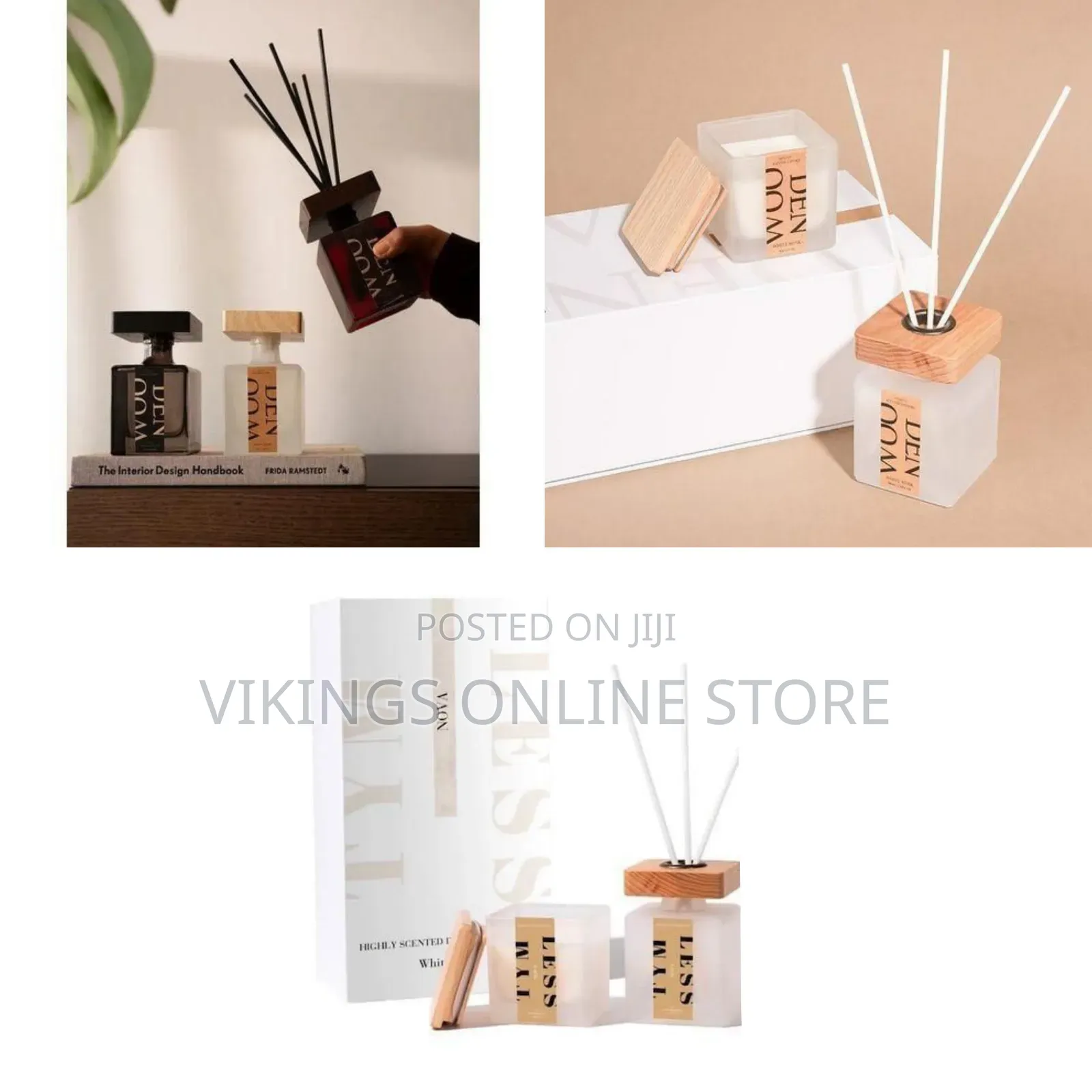 Elegant Luxury Aroma Diffuser With Wooden Decoration - Multicolor