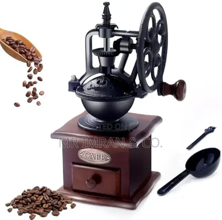 Vintage-Style Manual Coffee Grinder