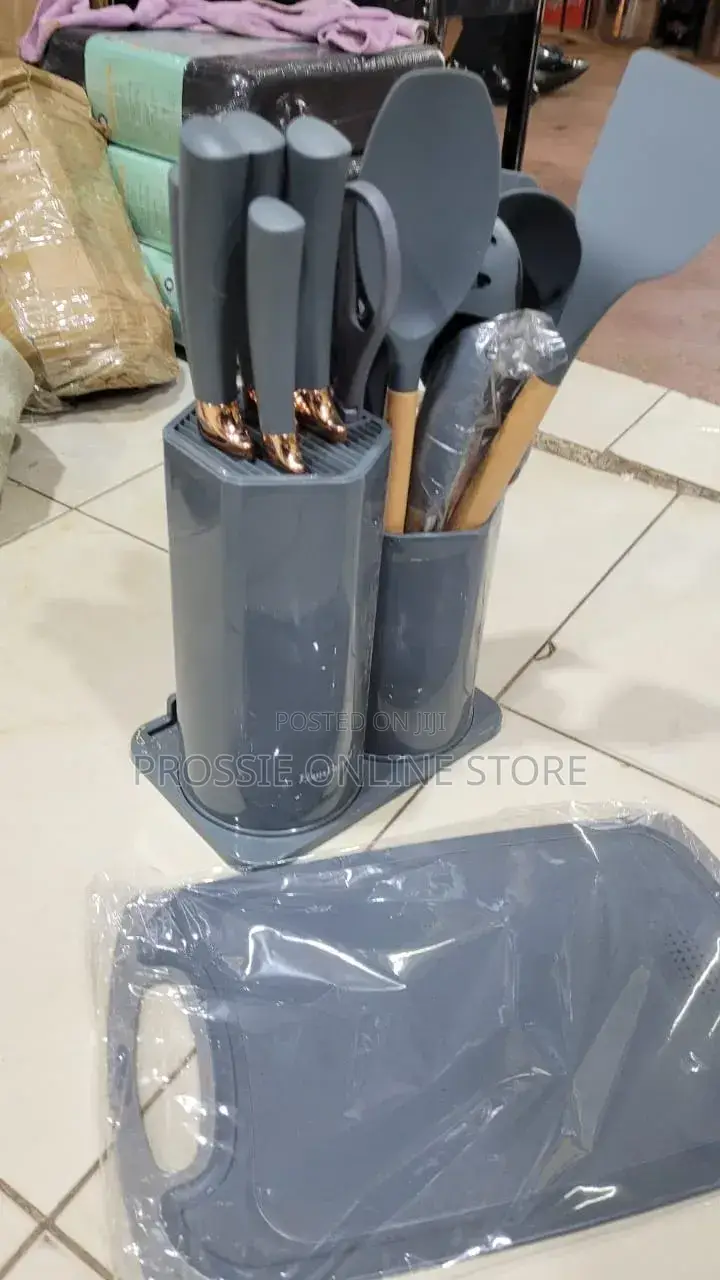 Silicon Kitchen Utensil/Knife Set
