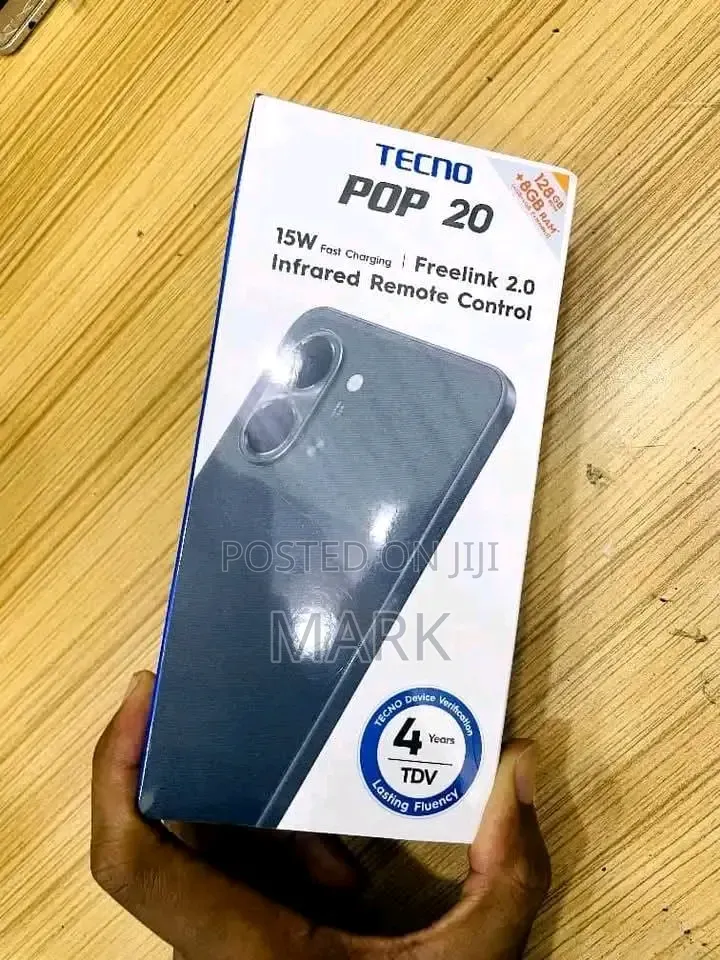 New Tecno Pop 20 128 GB Black