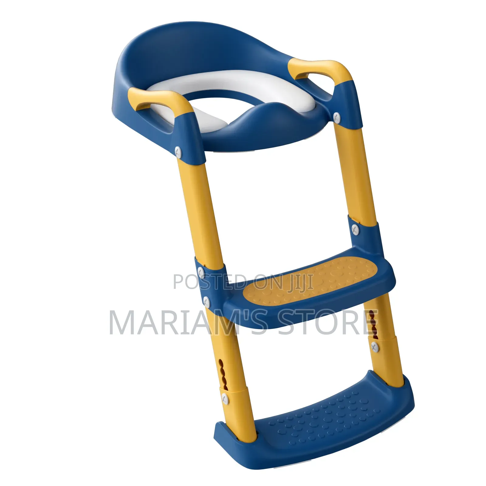 Foldable Potty Training Toilet Seat With an Integrated Step Ladder