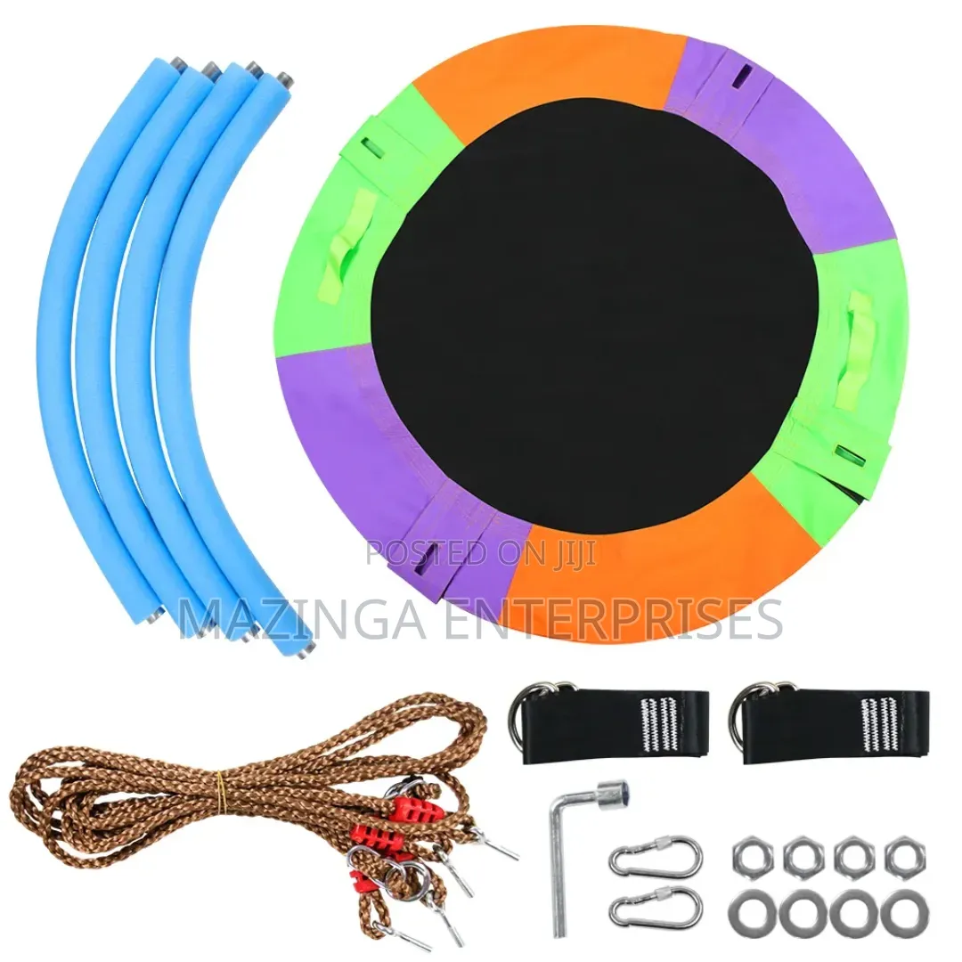 Colorful 40-inch Saucer Tree Swing Designed For Outdoor Kids Play
