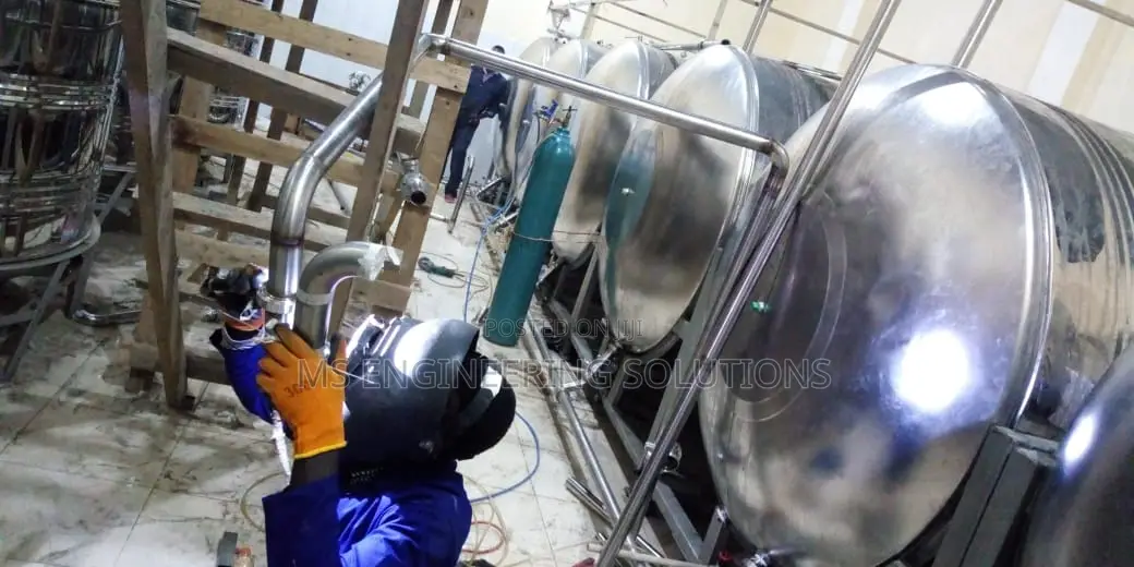 Industrial Plan, Welding And Installation