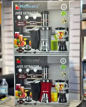 Hoffmans Electric Juice Extractor 4 in 1 Hm-637