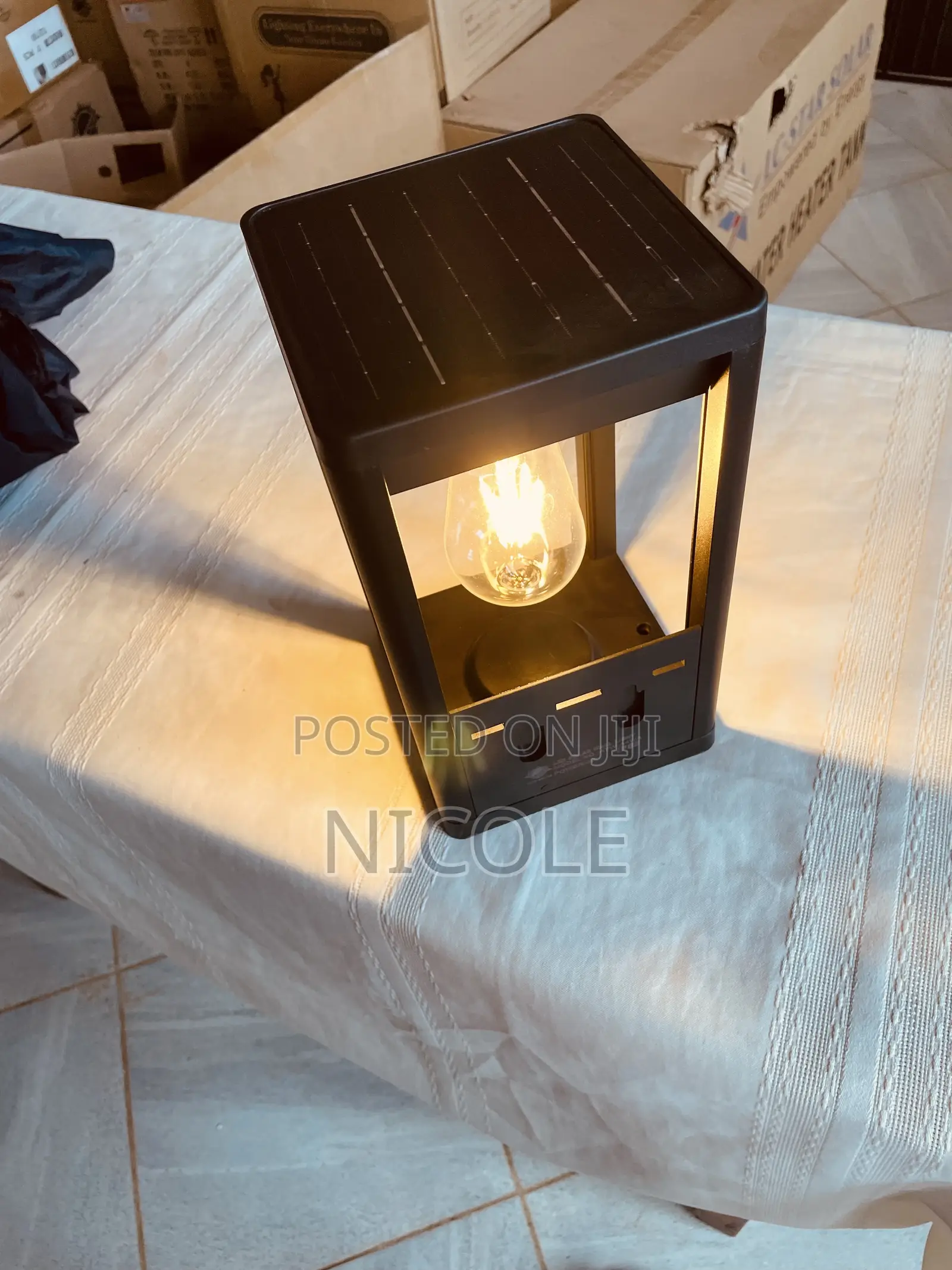 Solar Garden Lantern Light – Outdoor Waterproof Decorative Lamp