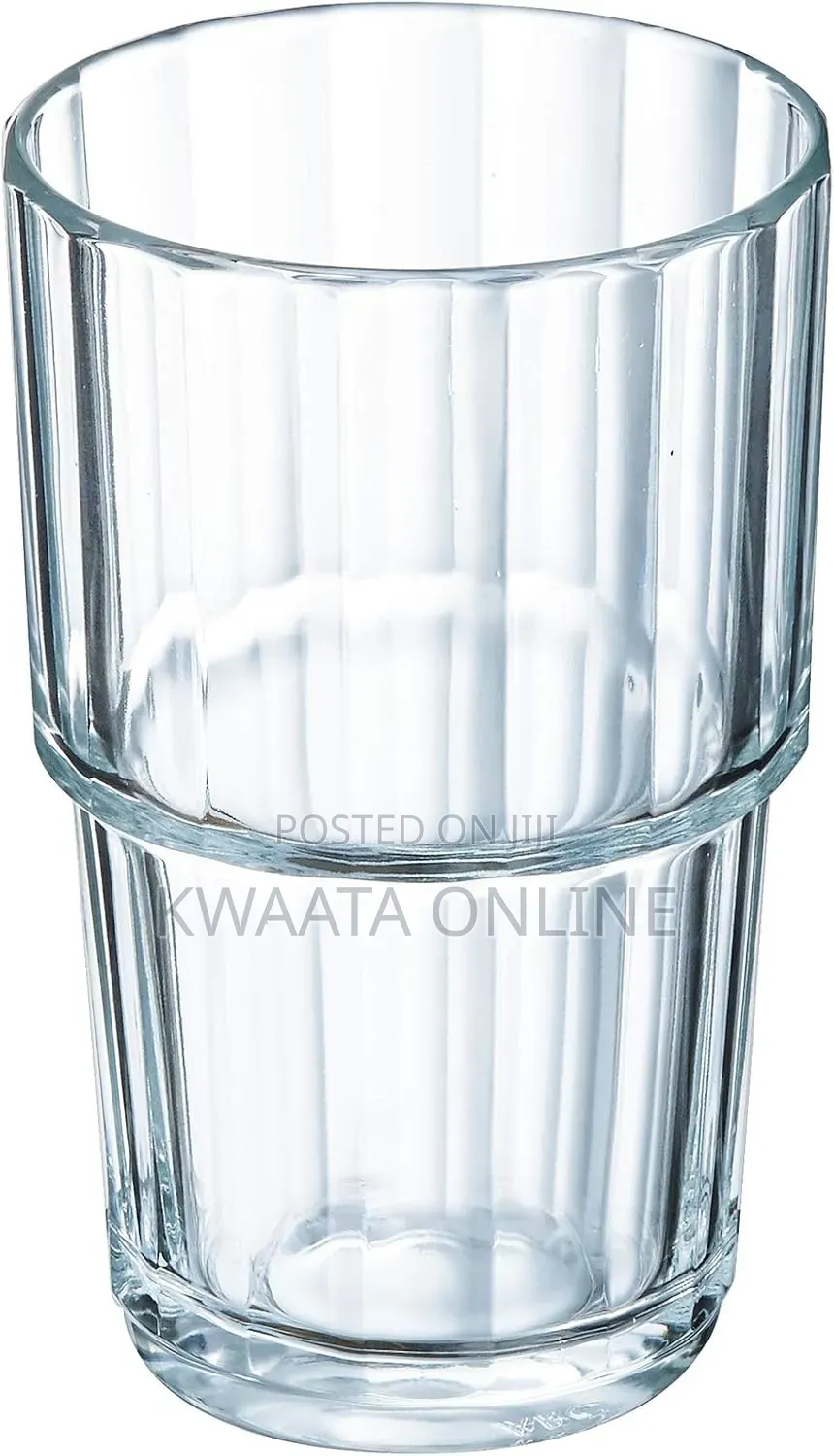 Arcoroc High Ball Glass Set Stacking Tumbler, 470ml, Pack of 6