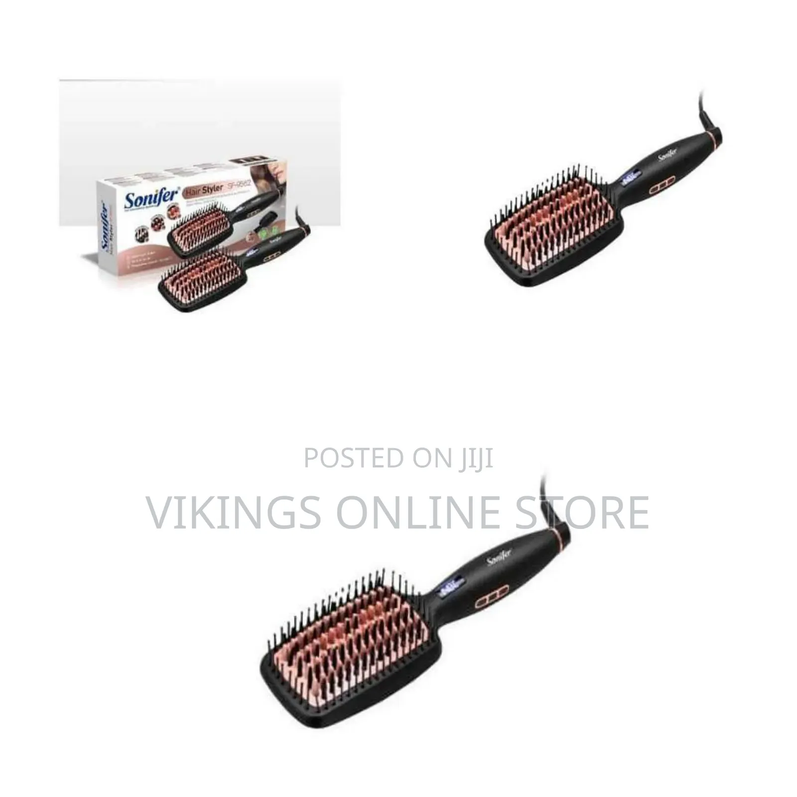 Sonifer Professional Heated Hair Straightening Brush