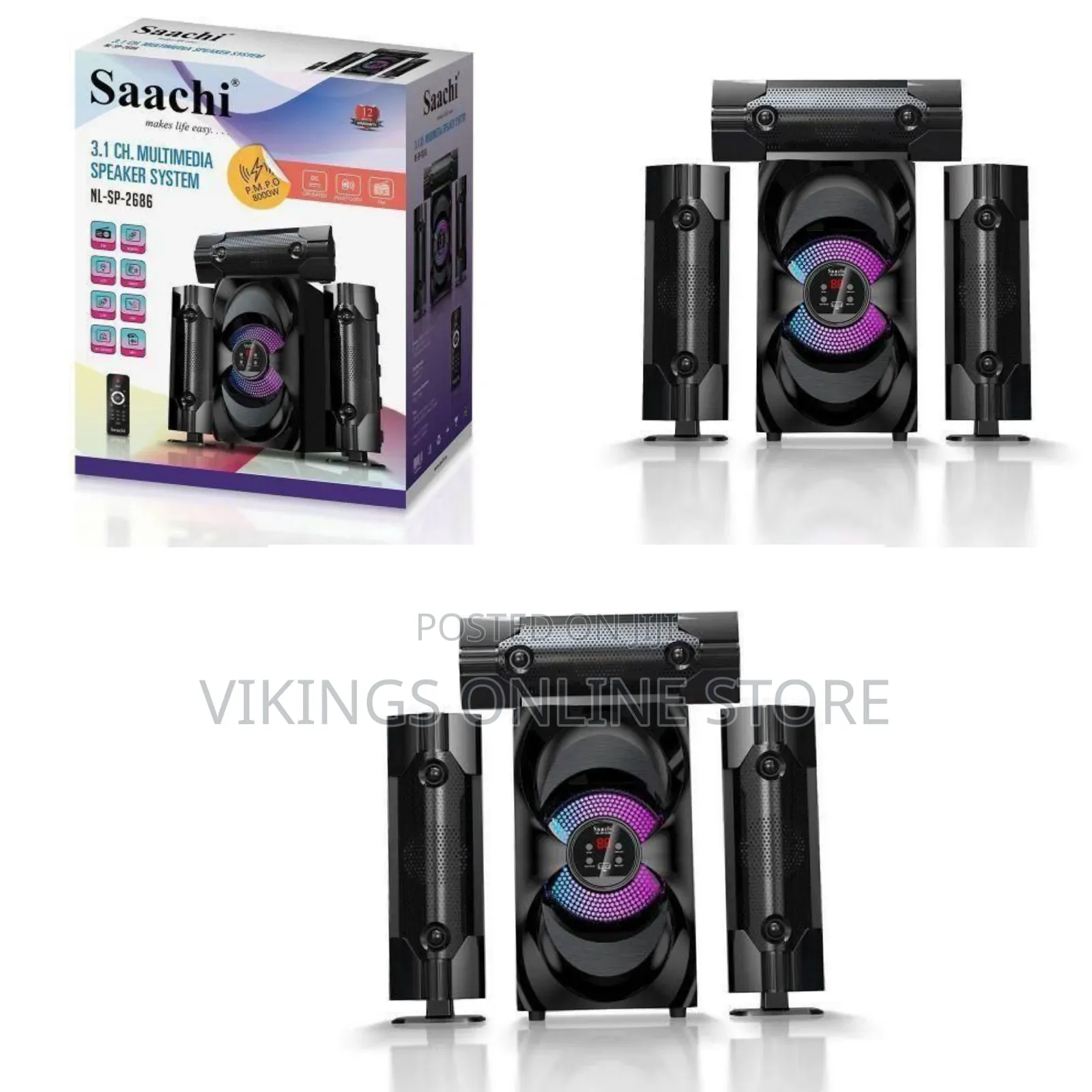 Saachi Multimedia Speaker System